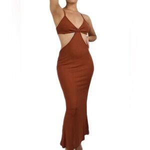 Gorgeous replica Cult Gaia Cutout dress Amber